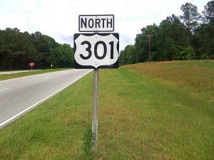 301 Redirect Sign along the Highway