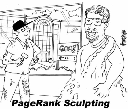 PageRank Sculpting Cartoon