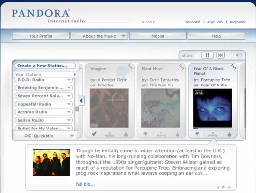 New Bandwidth Usage Policy - Pandora