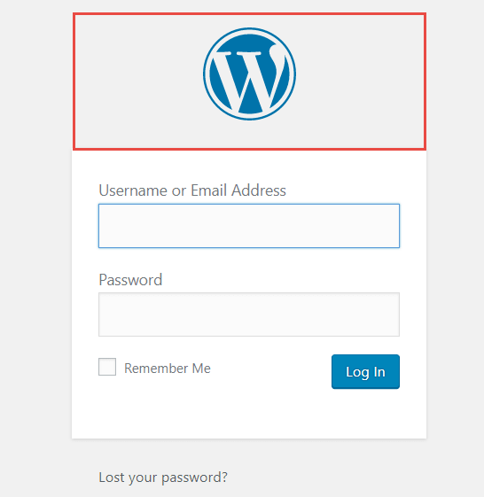 Screenshot of WordPress Login Links